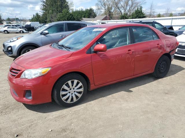 2T1BU4EE2DC059412 - 2013 TOYOTA COROLLA BASE RED photo 1