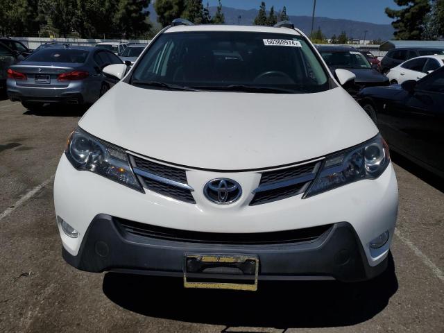 2T3WFREV9FW201210 - 2015 TOYOTA RAV4 XLE WHITE photo 5