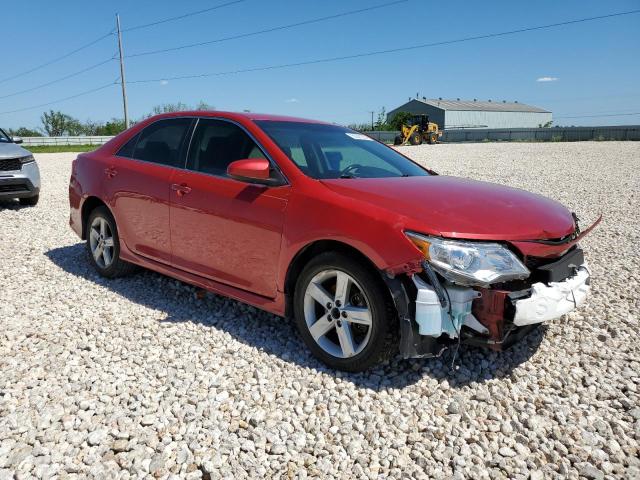 4T1BF1FK9DU672235 - 2013 TOYOTA CAMRY L RED photo 4