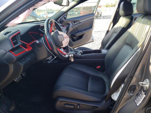 SHHFK7H94JU222395 - 2018 HONDA CIVIC SPORT TOURING GRAY photo 7