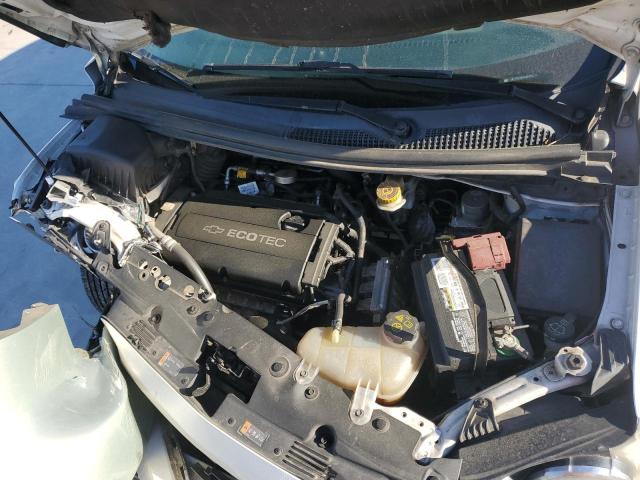 1G1JA6SH3E4170398 - 2014 CHEVROLET SONIC LS WHITE photo 11