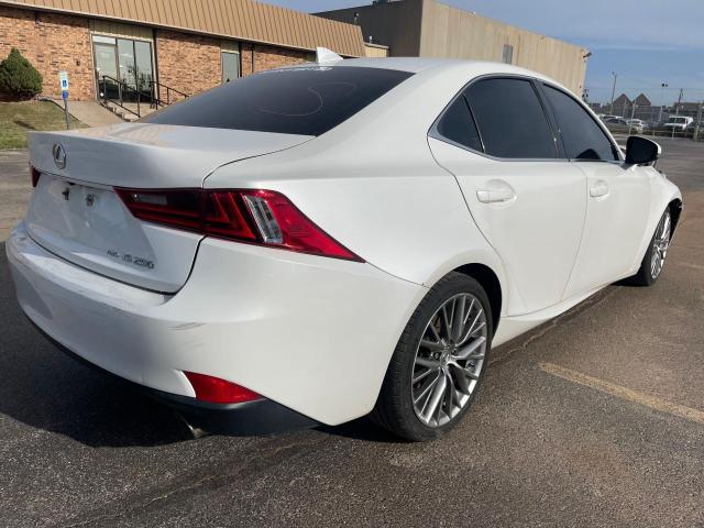 JTHCF1D28E5007929 - 2014 LEXUS IS 250 WHITE photo 4