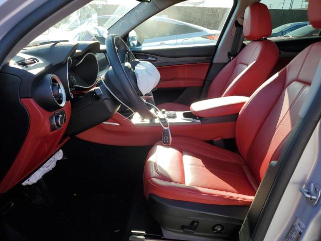 ZASPAKBN5M7D18202 - 2021 ALFA ROMEO STELVIO TI SILVER photo 7