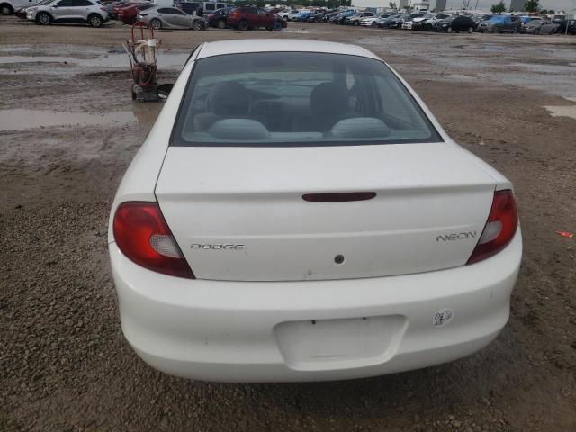 1B3ES26C02D546968 - 2002 DODGE NEON WHITE photo 6