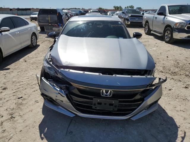 1HGCV2F39MA001886 - 2021 HONDA ACCORD SPORT SILVER photo 5