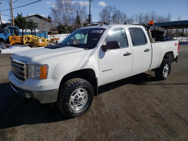 1GT120CG7CF167075 - 2012 GMC SIERRA K2500 SLE WHITE photo 1