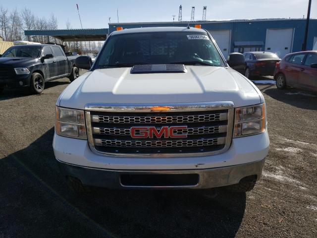 1GT120CG7CF167075 - 2012 GMC SIERRA K2500 SLE WHITE photo 5