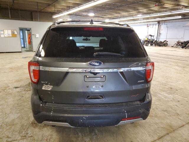 1FM5K8D84KGA76227 - 2019 FORD EXPLORER XLT GRAY photo 6