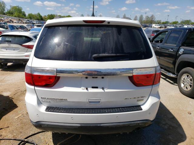 1C4RDJEG4DC651322 - 2013 DODGE DURANGO CITADEL WHITE photo 6