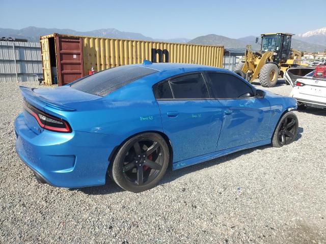 2C3CDXL93JH317311 - 2018 DODGE CHARGER SRT HELLCAT BLUE photo 3