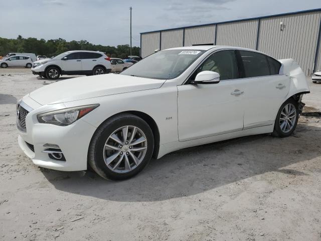 JN1EV7AP7HM744424 - 2017 INFINITI Q50 PREMIUM WHITE photo 1