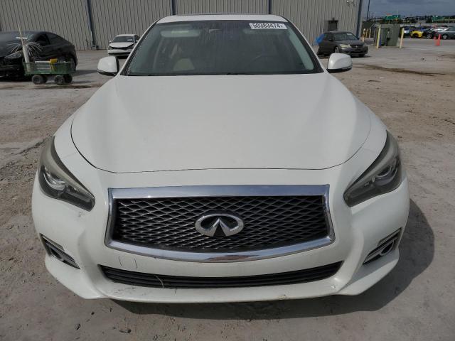 JN1EV7AP7HM744424 - 2017 INFINITI Q50 PREMIUM WHITE photo 5