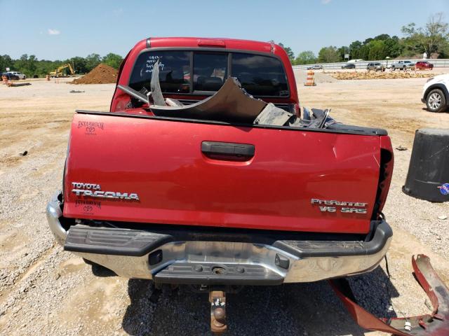 5TFJU4GN7BX005868 - 2011 TOYOTA TACOMA DOUBLE CAB PRERUNNER RED photo 6