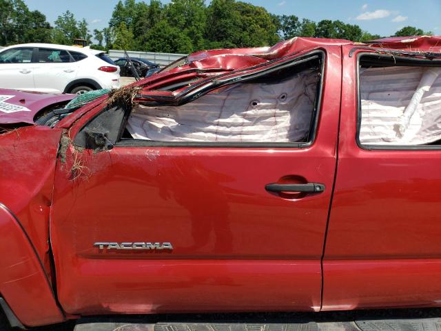 5TFJU4GN7BX005868 - 2011 TOYOTA TACOMA DOUBLE CAB PRERUNNER RED photo 7