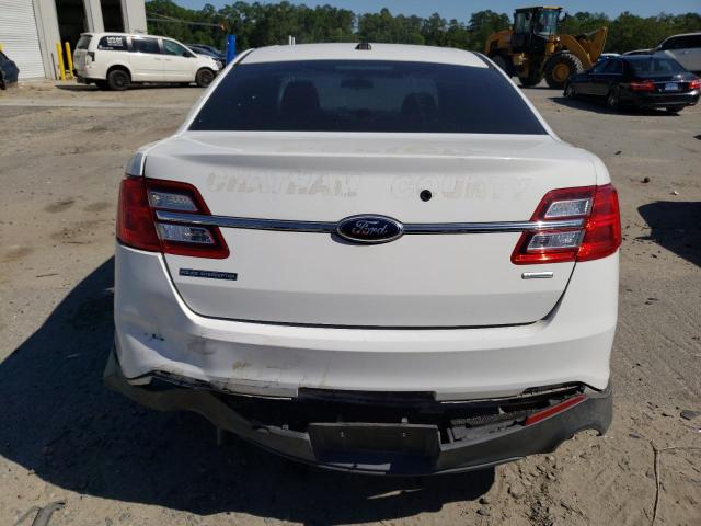 1FAHP2MT2DG100442 - 2013 FORD TAURUS POLICE INTERCEPTOR WHITE photo 6