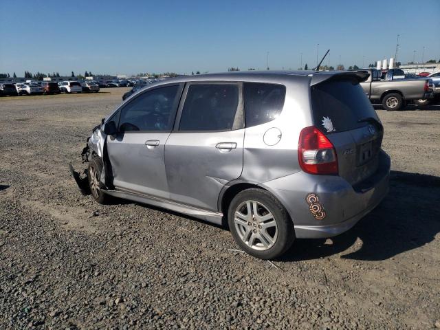 JHMGD38638S064139 - 2008 HONDA FIT SPORT SILVER photo 2