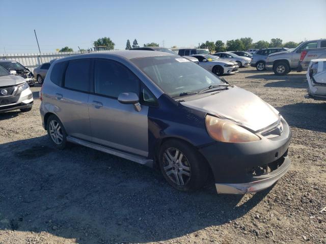 JHMGD38638S064139 - 2008 HONDA FIT SPORT SILVER photo 4