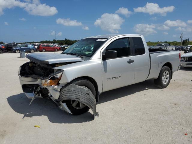 1N6BA0CH9AN309880 - 2010 NISSAN TITAN XE SILVER photo 1