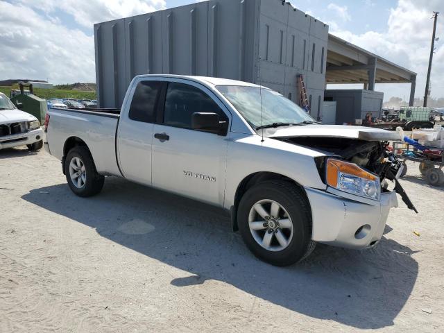 1N6BA0CH9AN309880 - 2010 NISSAN TITAN XE SILVER photo 4