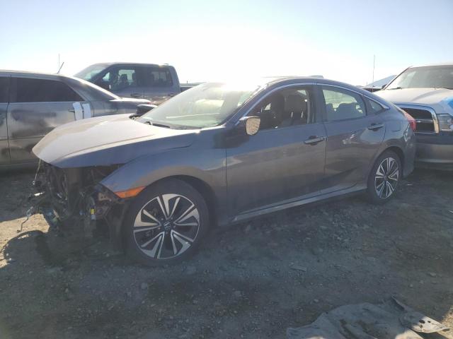 JHMFC1F7XJX016290 - 2018 HONDA CIVIC EXL GRAY photo 1