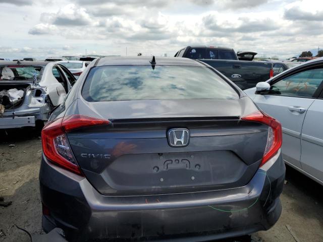 JHMFC1F7XJX016290 - 2018 HONDA CIVIC EXL GRAY photo 6