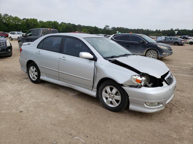 1NXBR32E57Z864775 - 2007 TOYOTA COROLLA CE SILVER photo 4