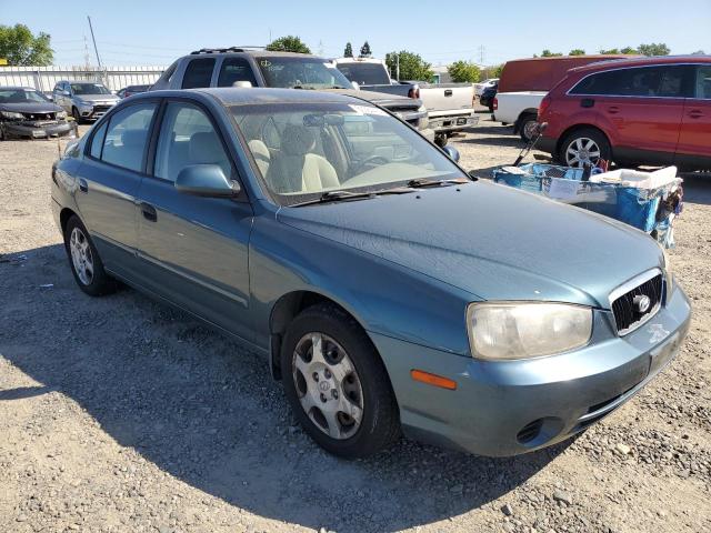 KMHDN45D02U450860 - 2002 HYUNDAI ELANTRA GLS TEAL photo 4