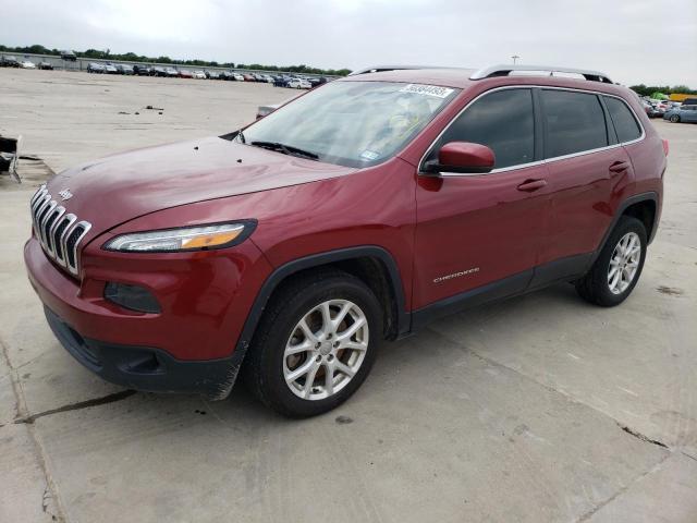 1C4PJLCBXGW207318 - 2016 JEEP CHEROKEE LATITUDE BURGUNDY photo 1