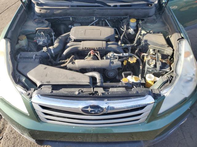 4S4BRCFC2C3249545 - 2012 SUBARU OUTBACK 2.5I PREMIUM GREEN photo 11