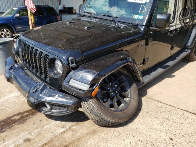 1C6HJTFG9ML571682 - 2021 JEEP GLADIATOR OVERLAND BLACK photo 9