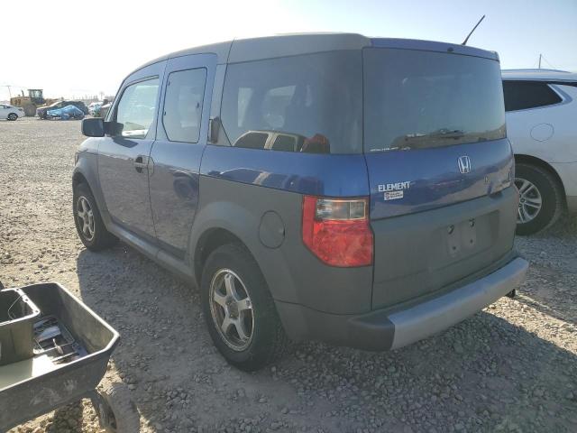 5J6YH28635L003586 - 2005 HONDA ELEMENT EX BLUE photo 2