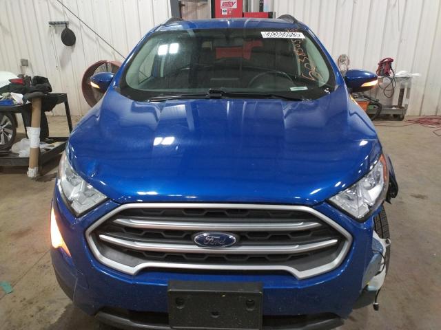 MAJ3P1TEXJC187856 - 2018 FORD ECOSPORT SE BLUE photo 5