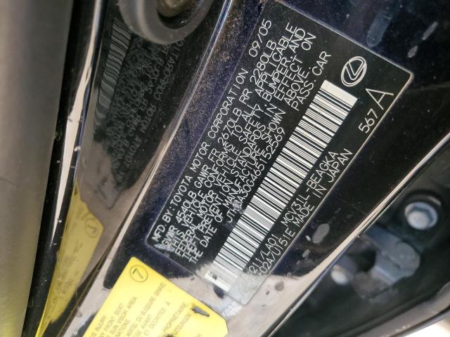 JTHBA30G465152569 - 2006 LEXUS ES 330 BLACK photo 12