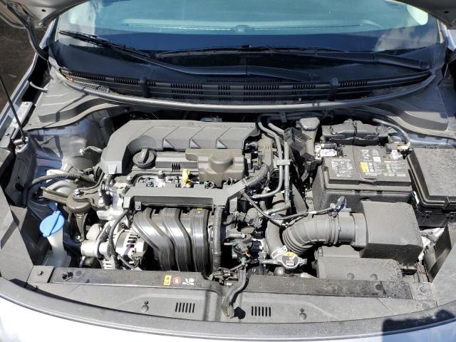 3KPA25AD0NE500848 - 2022 KIA RIO S GRAY photo 12