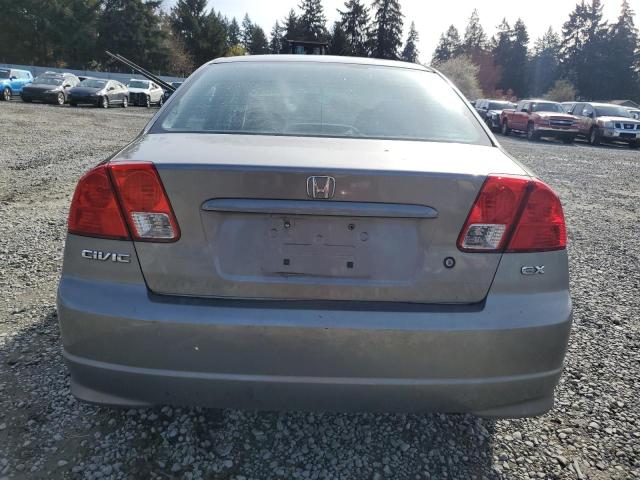 2HGES26855H541817 - 2005 HONDA CIVIC EX SILVER photo 6