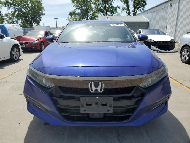 1HGCV1F37JA175137 - 2018 HONDA ACCORD SPORT BLUE photo 5