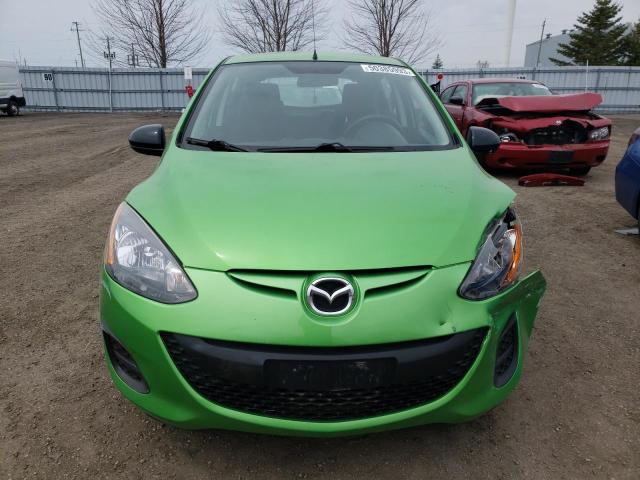 JM1DE1HY1B0115650 - 2011 MAZDA MAZDA2 GREEN photo 5