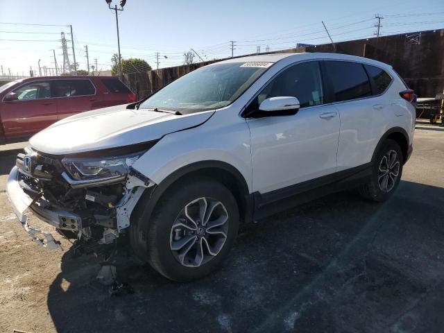 2HKRW2H88MH670349 - 2021 HONDA CR-V EXL WHITE photo 1