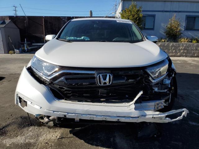 2HKRW2H88MH670349 - 2021 HONDA CR-V EXL WHITE photo 5