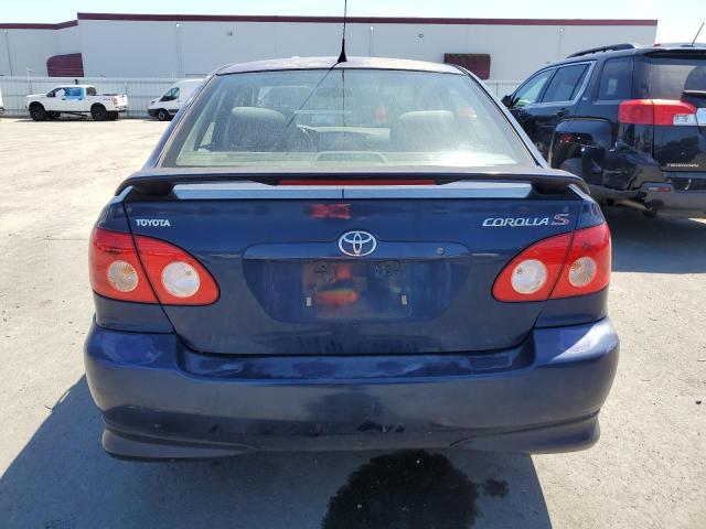 1NXBR32E86Z685256 - 2006 TOYOTA COROLLA CE BLUE photo 6