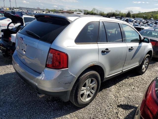 2FMDK3GCXCBA83478 - 2012 FORD EDGE SE SILVER photo 3