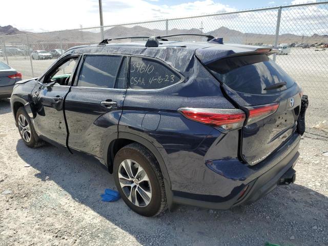 5TDHZRBH2NS254300 - 2022 TOYOTA HIGHLANDER XLE Mavi foto 2