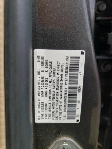 1HGCM56846A016203 - 2006 HONDA ACCORD EX GRAY photo 12