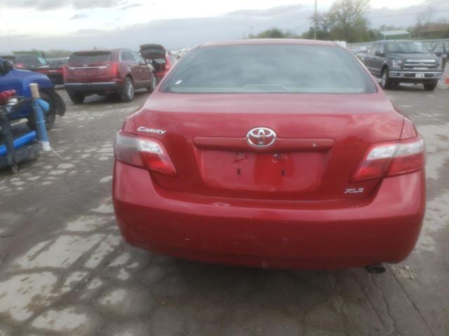 JTNBE46K673095209 - 2007 TOYOTA CAMRY CE RED photo 6