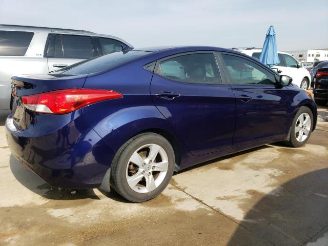 5NPDH4AE5DH280681 - 2013 HYUNDAI ELANTRA GLS BLUE photo 3