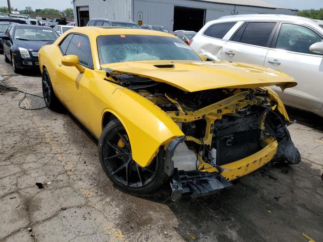 2C3CDYCJ7CH213939 - 2012 DODGE CHALLENGER SRT-8 YELLOW photo 4