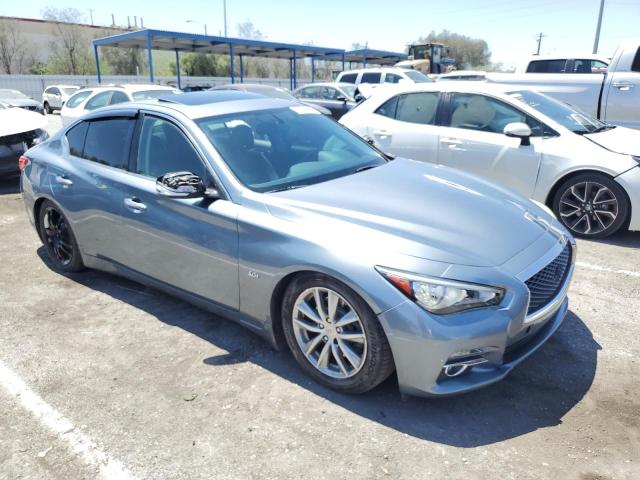 JN1EV7AP6GM301132 - 2016 INFINITI Q50 PREMIUM BLUE photo 4