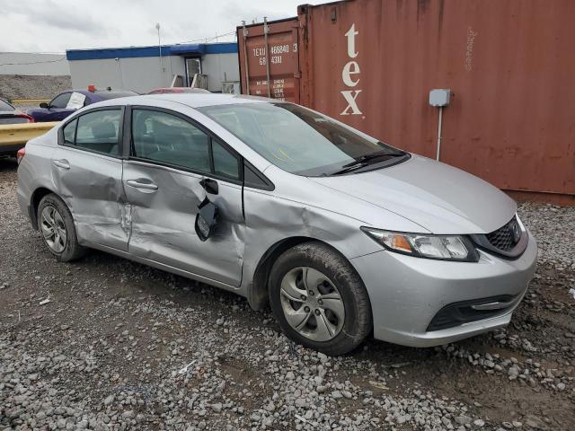 19XFB2F57EE047799 - 2014 HONDA CIVIC LX SILVER photo 4