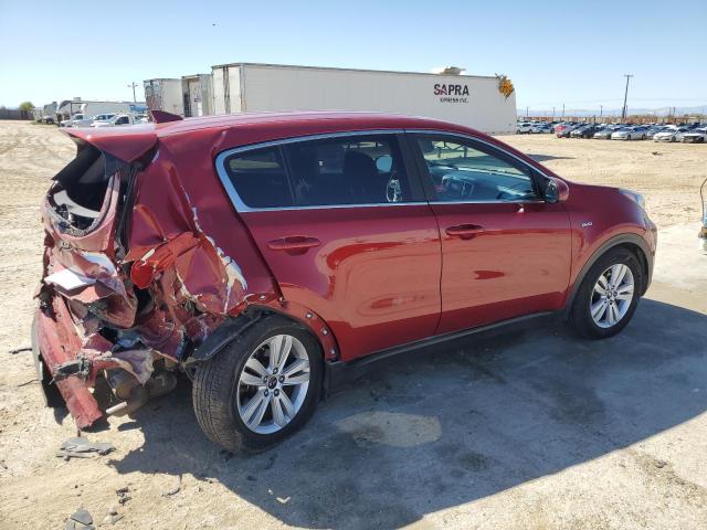 KNDPMCAC4J7436212 - 2018 KIA SPORTAGE LX RED photo 3