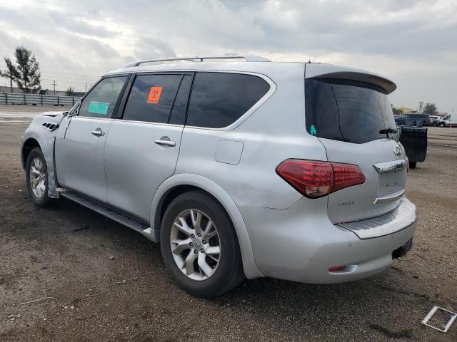 JN8AZ2NF8H9646532 - 2017 INFINITI QX80 BASE SILVER photo 2